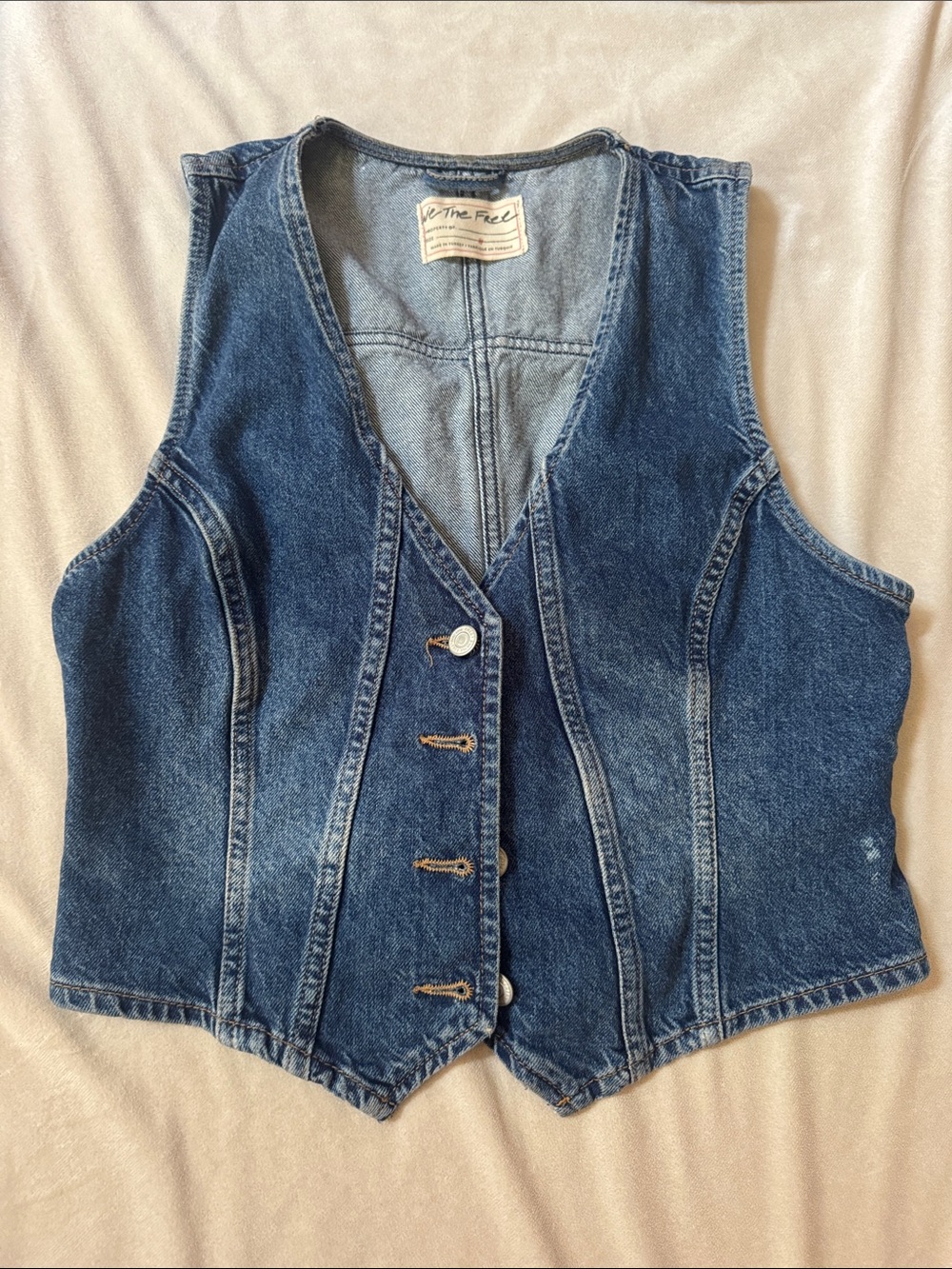 Free People Tate Denim Vest